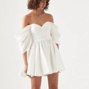 NEVER WORN Aje Zorina Sweetheart Mini Dress